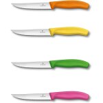 Victorinox - couteau a steak gourmet swiss classic, tranchant dent 12 cm - couleurs assorties: jaune, ...
