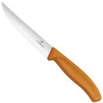 Victorinox couteau steak / pizza gourmet swissclassic lame 12cm manche couleur - orange Victorinox couteau steak / pizza gourmet swissclassic lame 12cm manche couleur - orange