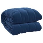 Vidaxl 3154849 plaid verre, polyester bleu