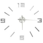 Vidaxl 325158 horloge murale et de table argent