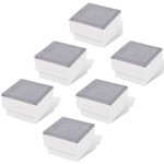 Vidaxl 6 lampes led d'clairage incorpores au sol 100 x 100 x 68 mm
