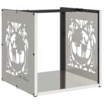 Vidaxl 864253 chariots et supports de b�ches pour chemin�es
