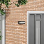 Vidaxl applique murale ext�rieure noir acier inoxydable ip44
