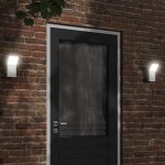 Vidaxl applique murale led d'extrieur aluminium moul sous pression