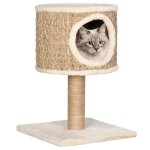 Vidaxl arbre a chat avec appartement et griffoir 52 cm herbiers marins