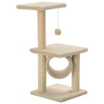 Vidaxl arbre a chat avec griffoirs en sisal 65 cm beige Vidaxl arbre a chat avec griffoirs en sisal 65 cm beige