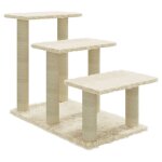 Vidaxl arbre a chat avec griffoirs en sisal cr�me 50, 5 cm