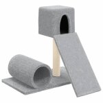 Vidaxl arbre a chat avec griffoir en sisal gris clair 59 cm Vidaxl arbre a chat avec griffoir en sisal gris clair 59 cm