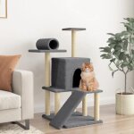 Vidaxl arbre a chat avec griffoirs en sisal gris foncé 110, 5 cm Vidaxl arbre a chat avec griffoirs en sisal gris foncé 110, 5 cm
