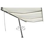 Vidaxl arbre a chat du sol au plafond crme 277 - 303 cm