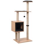 Vidaxl arbre a chat avec tapis a gratter en sisal 123 cm