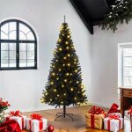 Vidaxl arbres de noël artificiels noir 180 cm pvc Vidaxl arbres de noël artificiels noir 180 cm pvc