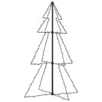 Vidaxl arbre de noël cône 160 led d'intérieur / d'extérieur 78x120 cm Vidaxl arbre de noël cône 160 led d'intérieur / d'extérieur 78x120 cm