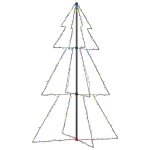 Vidaxl arbre de nol cne 200 led d'intrieur / d'extrieur 98x150 cm