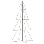 Vidaxl arbre de no�l c�ne 360 led d'int�rieur / d'ext�rieur 143x250 cm