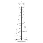 Vidaxl arbre de no�l lumineux conique 100 led blanc chaud 150 cm