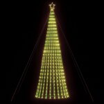 Vidaxl arbre de no�l lumineux conique 1028 led blanc chaud 403 cm