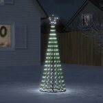 Vidaxl arbre de noël lumineux conique 275 led blanc froid 180 cm Vidaxl arbre de noël lumineux conique 275 led blanc froid 180 cm