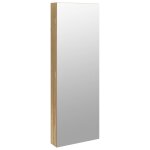 Vidaxl armoire  bijoux avec miroir et clairage led mural