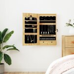 Vidaxl armoire à bijoux avec miroir murale 37, 5x10x67 cm Vidaxl armoire à bijoux avec miroir murale 37, 5x10x67 cm