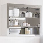 Vidaxl armoire murale de cuisine avec etagres acier inoxydable