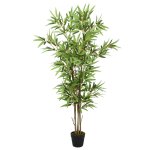 Vidaxl bambou artificiel 1288 feuilles 180 cm vert