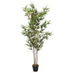 Vidaxl bambou artificiel 1380 feuilles 200 cm vert