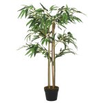 Vidaxl bambou artificiel 380 feuilles 80 cm vert