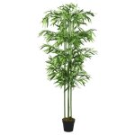 Vidaxl bambou artificiel 576 feuilles 150 cm vert