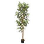 Vidaxl bambou artificiel 828 feuilles 150 cm vert