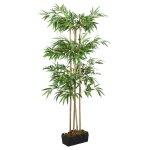 Vidaxl bambou artificiel 988 feuilles 150 cm vert