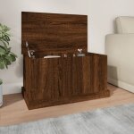 Vidaxl bote de rangement chne marron 70x40x38 cm bois d'ingnierie