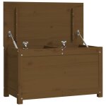 Vidaxl bote de rangement marron miel 80x40x45, 5 cm bois massif de pin
