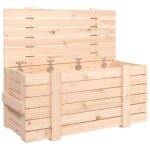 Vidaxl bo�te de rangement 91x40, 5x42 cm bois massif de pin