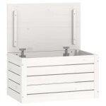 Vidaxl boîte de rangement blanc 59, 5x36, 5x33 cm bois massif de pin Vidaxl boîte de rangement blanc 59, 5x36, 5x33 cm bois massif de pin
