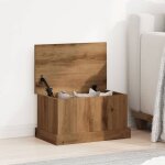 Vidaxl bo�tes de rangement ch�ne artisanal 30x50x28 cm bois ing�nierie