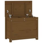 Vidaxl boîte de rangement marron miel 60x32x45, 5 cm bois massif de pin Vidaxl boîte de rangement marron miel 60x32x45, 5 cm bois massif de pin