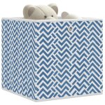 Vidaxl botes de rangement pliables 10 pcs 32x32x32 cm tissu intiss
