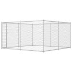 Vidaxl chenil extrieur pour chiens 4 x 4 x 2 m
