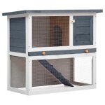 Clapier pour lapin plateau amovible verrou coulissant résistant aux intempéries 1 porte bois Clapier pour lapin plateau amovible verrou coulissant résistant aux intempéries 1 porte bois
