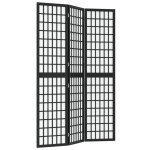 Vidaxl cloison de sparation pliable 3 panneaux 120x170 cm noir