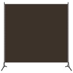 Vidaxl cloison de séparation 1 panneau marron 175x180 cm Vidaxl cloison de séparation 1 panneau marron 175x180 cm