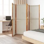 Vidaxl cloison de séparation 4 panneaux gris clair 280x180 cm Vidaxl cloison de séparation 4 panneaux gris clair 280x180 cm