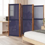 Vidaxl cloison de séparation 5 panneaux bleu foncé 350x180 cm Vidaxl cloison de séparation 5 panneaux bleu foncé 350x180 cm