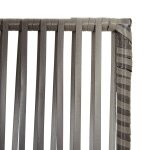 Vidaxl cloison de séparation 6 panneaux gris résine tressée Vidaxl cloison de séparation 6 panneaux gris résine tressée