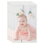 Vidaxl collage de cadres photo 3 pcs de table argent 13x18 cm mdf