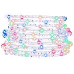 Vidaxl cordon lumineux avec 240 led multicolore 10 m pvc