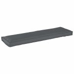 Vidaxl coussin pour banc de palette anthracite 140 x 40 x 8 cm