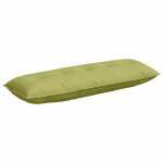 Vidaxl coussin de dos vert clair 140 x 19 x 50 cm tissu