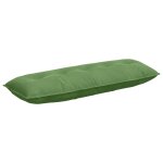 Vidaxl coussin de dos vert clair 140 x 50 cm tissu en velours c�tel�